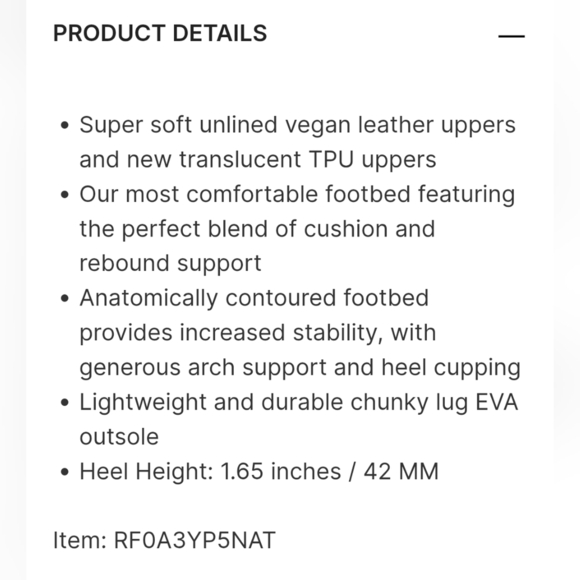 Reef Cushion Vista Hi In Natural, Size 8 - Picture 2 of 12